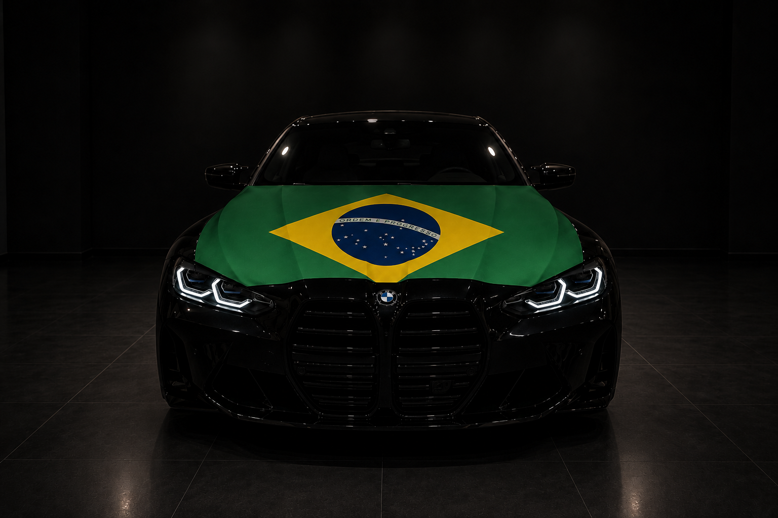 BRASIL - BANDERA DE CAPÓ ELÁSTICA