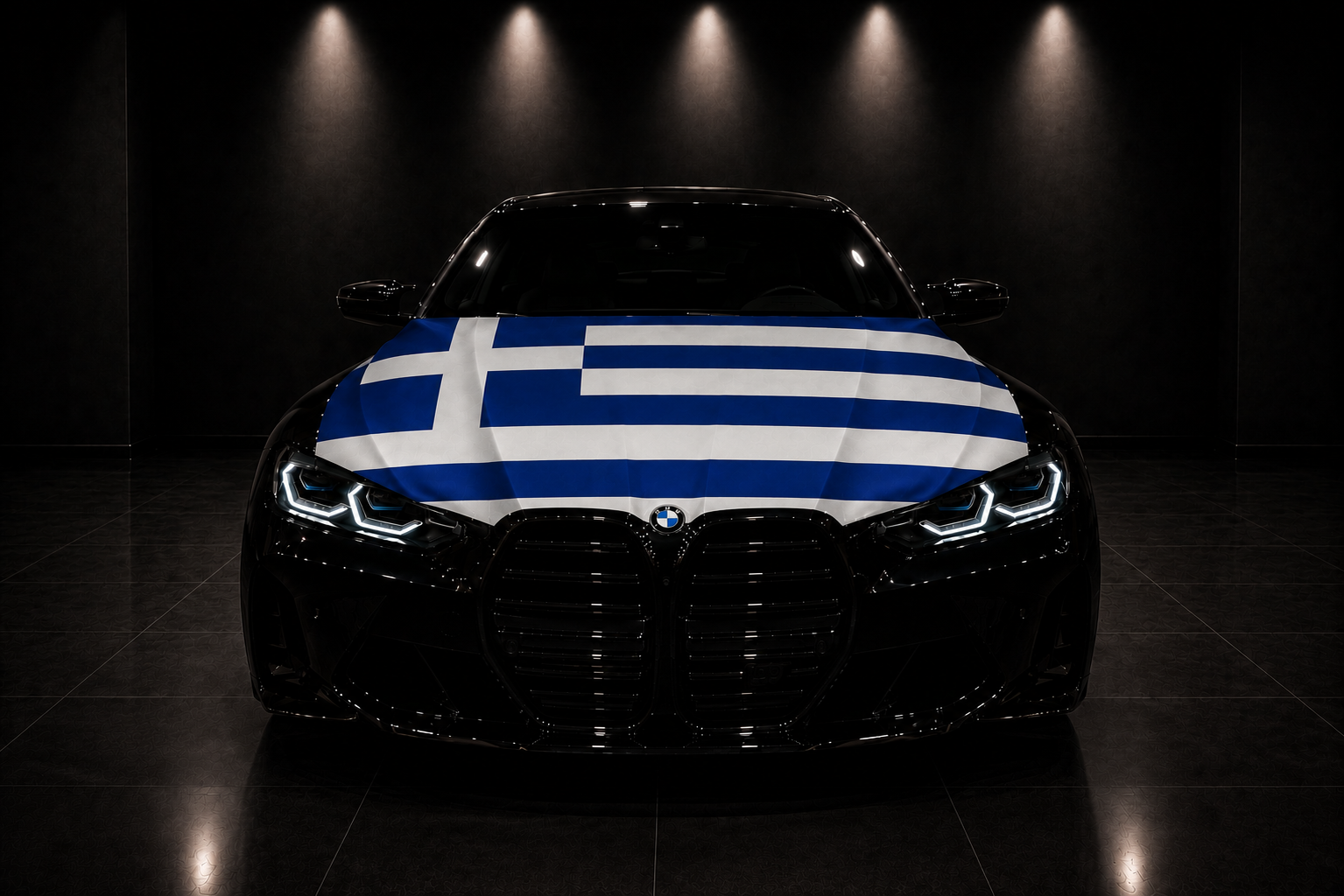 GRECIA - BANDERA DE CAPÓ ELÁSTICA