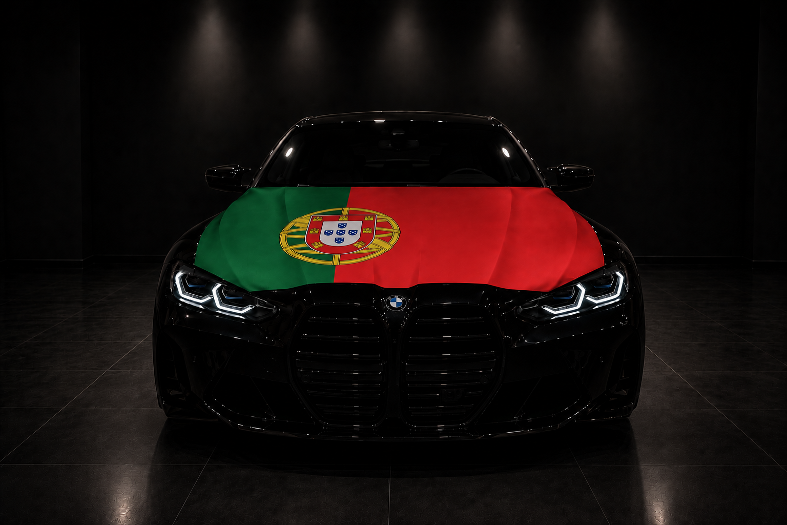 PORTUGAL - BANDERA DE CAPÓ ELÁSTICA