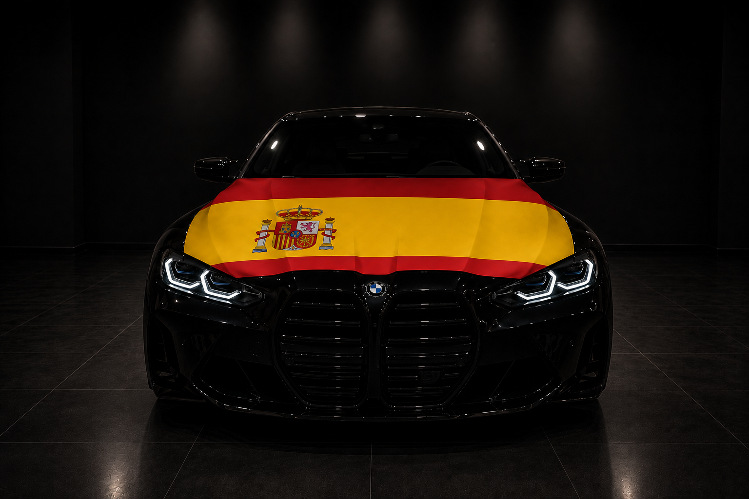 ESPAÑA - BANDERA DE CAPÓ ELÁSTICA