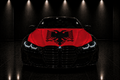 ALBANIA - BANDERA DE CAPÓ ELÁSTICA